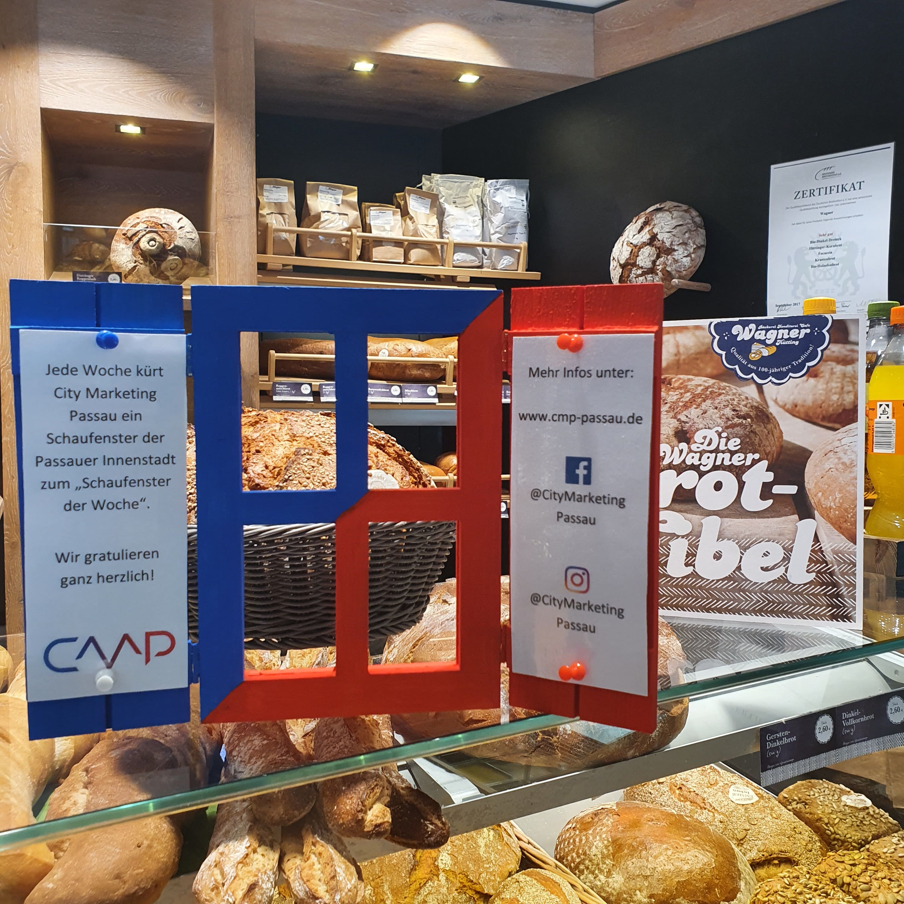 Schaufenster der Woche Bäckerei Wagner City Marketing Passau